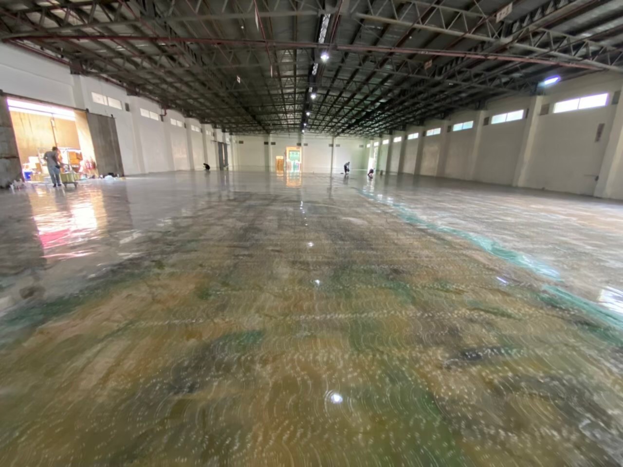 岳阳新港厂区环氧地坪翻新